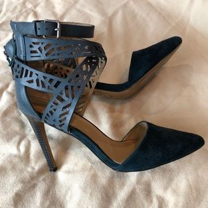 Joe’s Jeans Leather Suede Heels